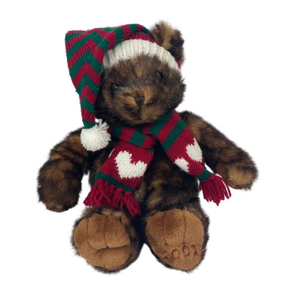 Dillard's Christmas Kid's Brown Teddy Bear - Picture 1 of 8